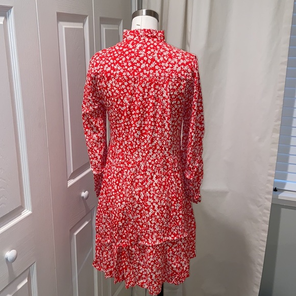 🎉HPx2🎉 J.Crew Shirtdress in tossed bouquet print Sz XXS - Picture 7 of 13